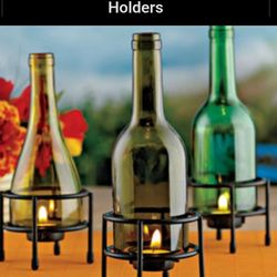 New Wine Bottle Tea Light Holders (3)