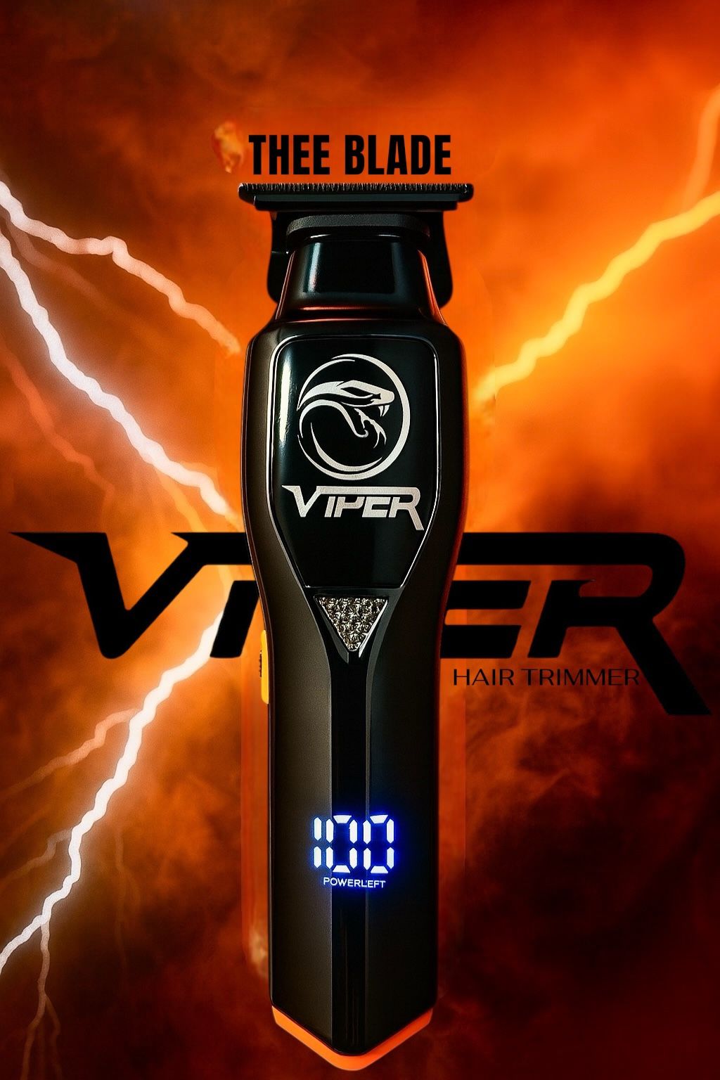 NEW Sharpened Thee blade Viper Hair Trimmers !