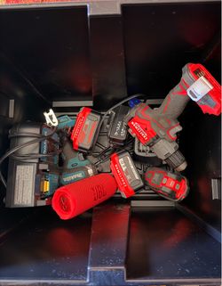 Large Tool Bundle – Craftsman/Makita/Kobalt – Drill, Impact, Sockets, Wrenches, Batteries