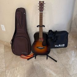 Yamaha 3/4 acoustic Guitar In Tobacco Brown Sunburst