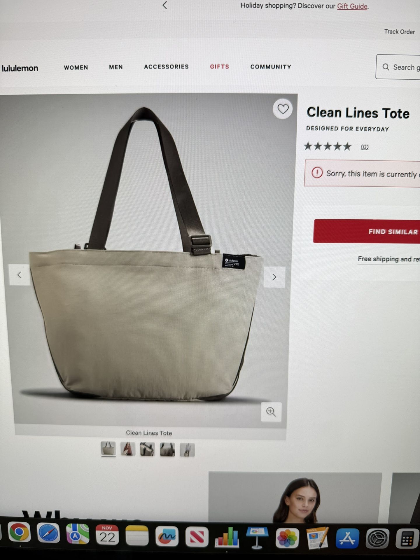 Lululemon Tote Bag