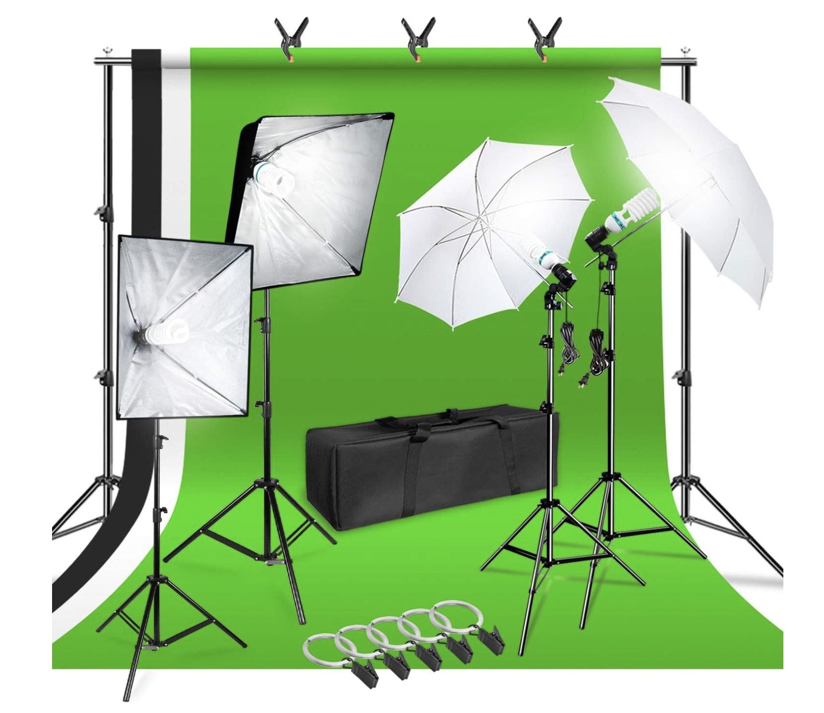 ASAP PICKUP! LimoStudio Photo Video Studio Light Kit (Backdrops Not Included)