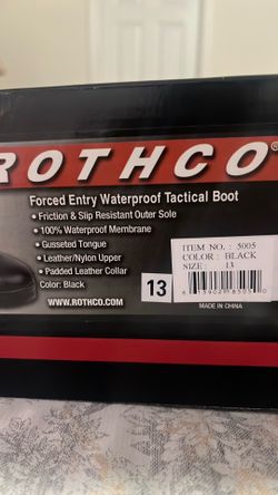 Blk non slip work boots