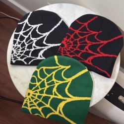Spider Web Beanies 