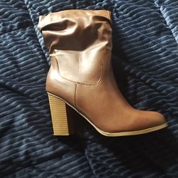 Brown Boots Size 9 New