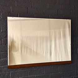 Mid-Century Modern Wall Hanging Walnut Accent Mirror, c.1960’s
- Delivery Available