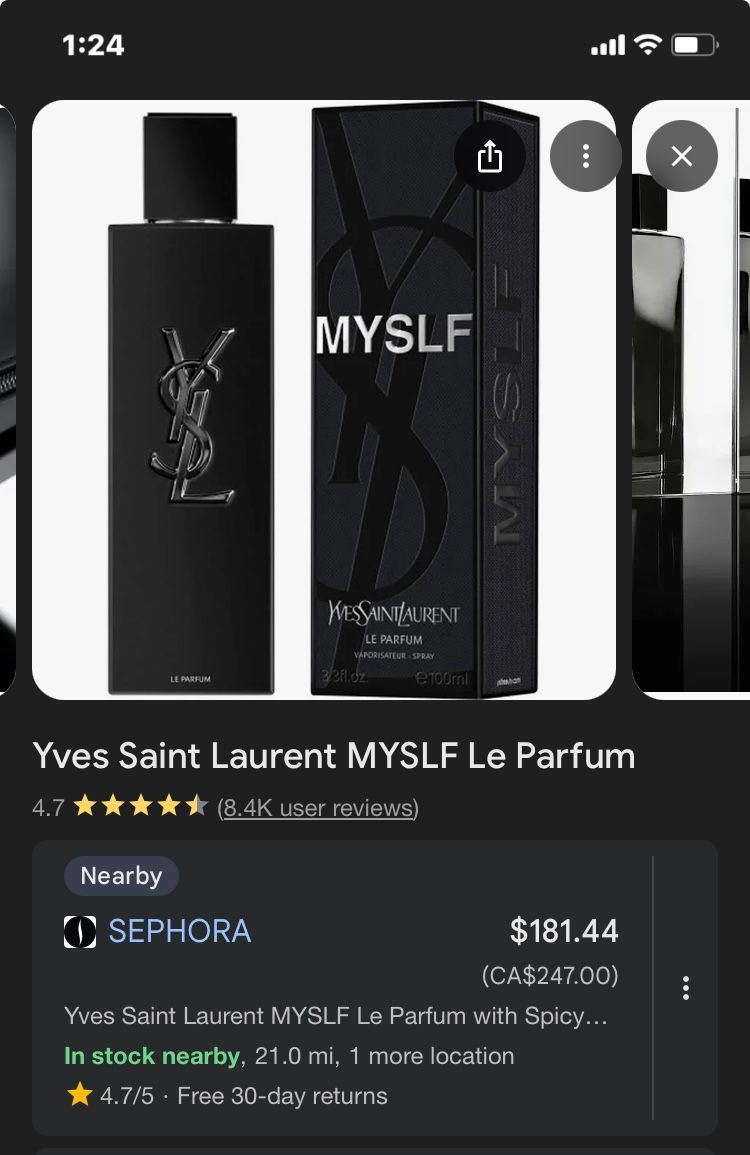 YSL COLOGNE