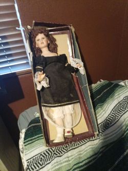 Big antique porcelain doll for sale