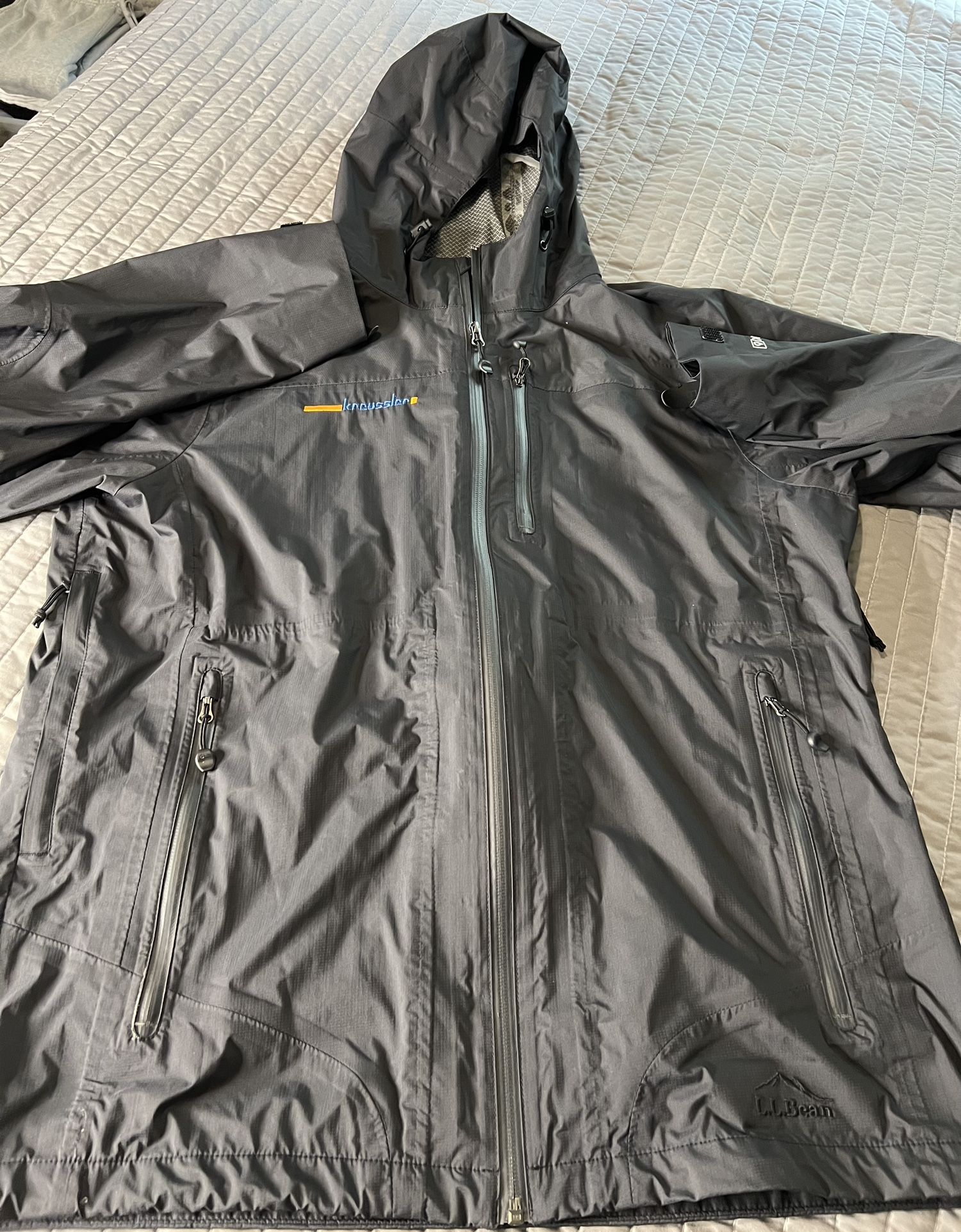LL Bean Hooded Windbreaker Jacket
