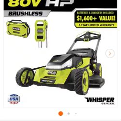 Ryobi 80v 30 Inch Electric Mower 