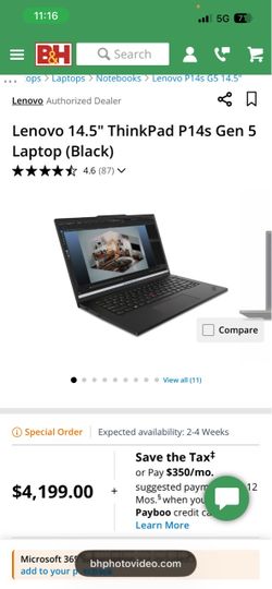 14.5 inThink pad P14s Gen5 AmD