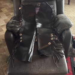 Genuine Leather Chaps-women