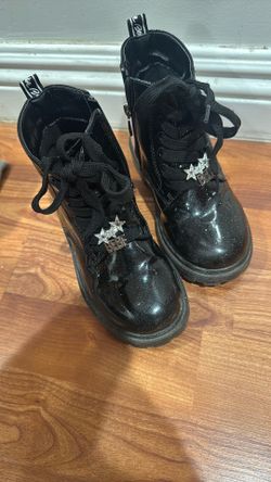 Girls Black Boots BeBe