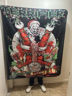 Art The Clown Throw Blanket