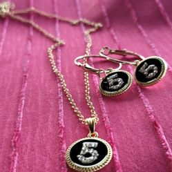 N°5 Necklace & Earring Set