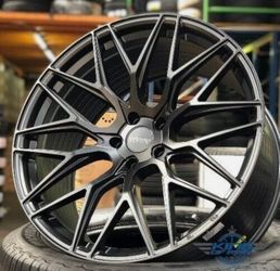 22” inch Varro VD06 Wheels Titanium Brush Evoque Velar XC90 F-Pace Taurus New