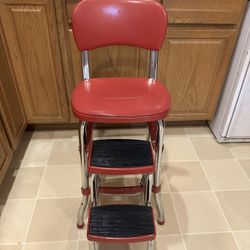 Cosco Retro Kitchen Chair Step Stool