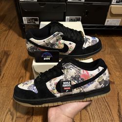 Nike SB Dunk Low x Supreme ‘Rammellzee’ Size 10.5M Brand New