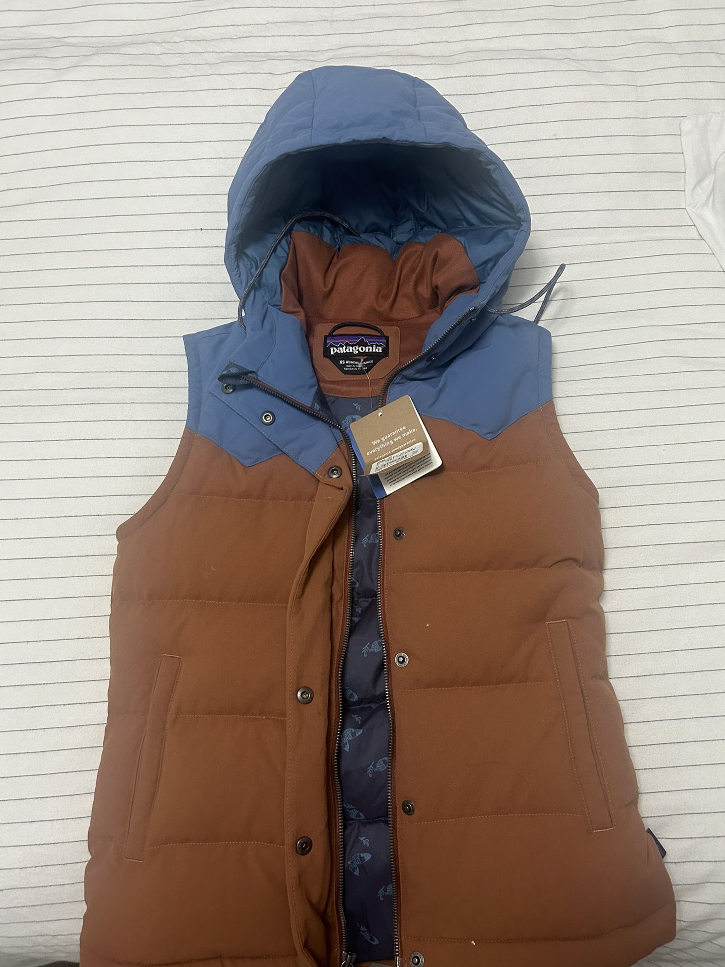Patagonia vest down filled