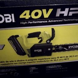 Brand New Ryobi Chainsaw 