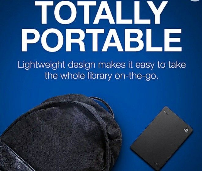 PlayStation Seagate 2TB Portable External Memory Gaming Drive