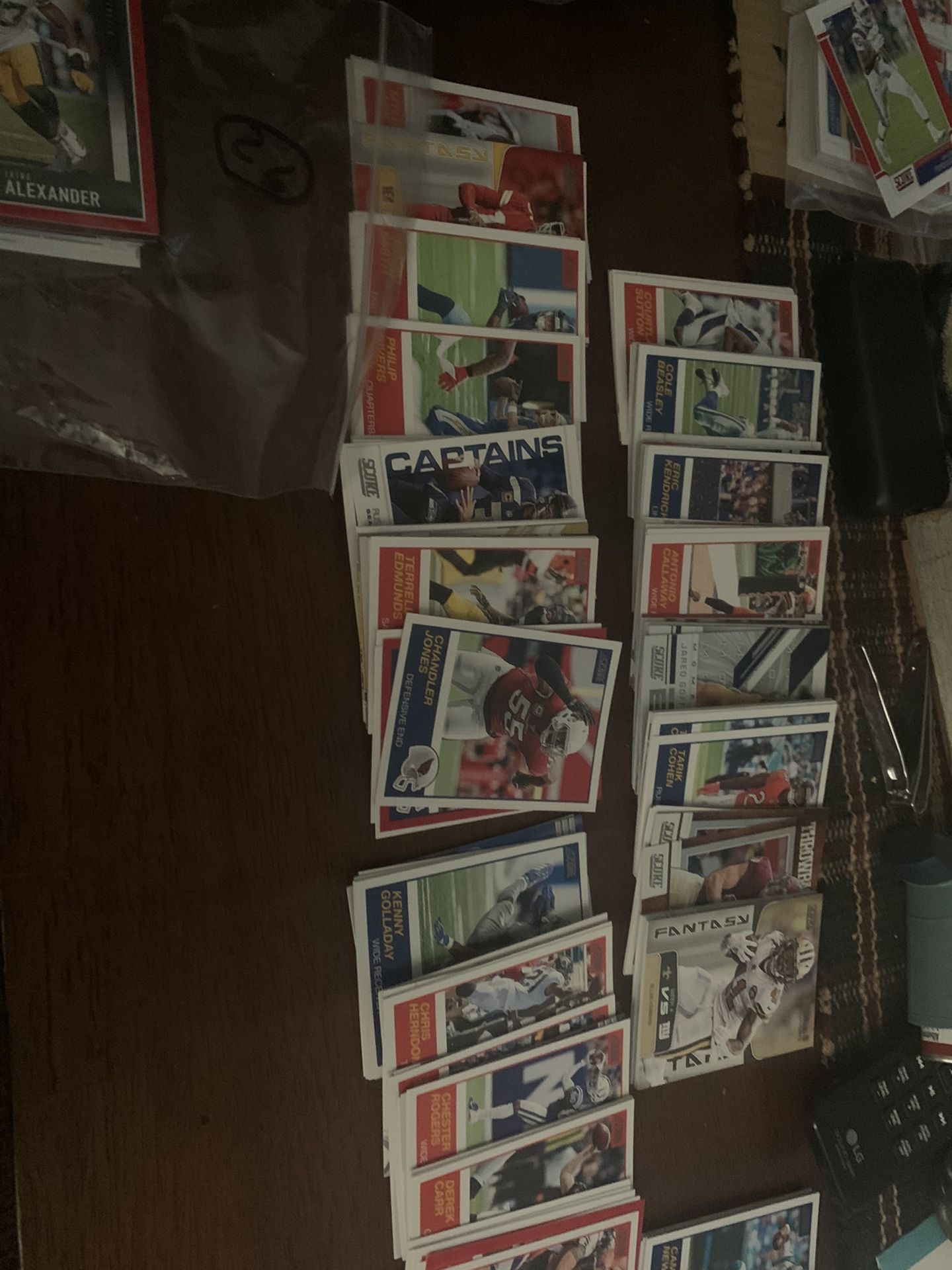 Football cards. $1/ card !!!!!!! Sold by teams