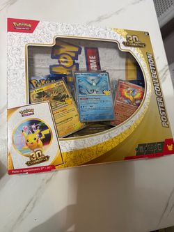 Pokemon 30th celebration (anniversary) poster Collection.