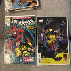Marvel comics Spider-Man And New mutants Comics 