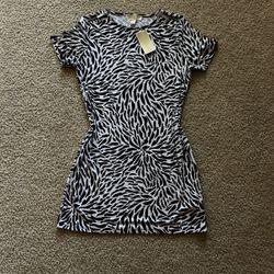 Micheal Kors Zebra Print Dress