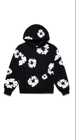 Black Denim Tear Hoodie
