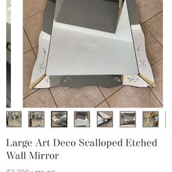 Antique Mint Condition Mirror 