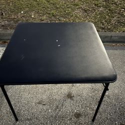 Black Folding Table