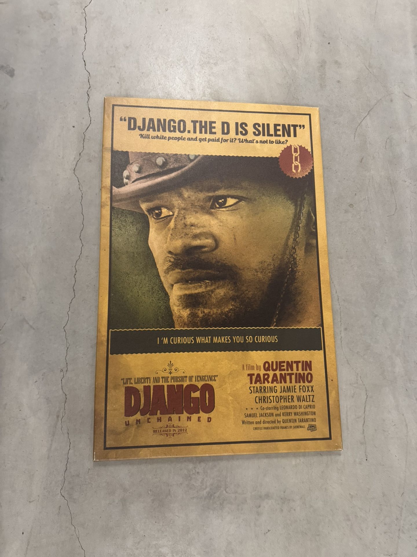 Django Unchained 40x26" Large Canvas