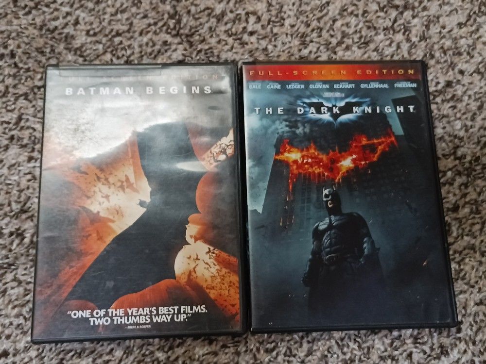 Batman Begins & The Dark Knight DVD [FULL SCREEN]