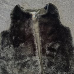 Girls Fux Fur Vest 