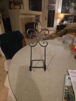 Metal Picture/Cookbook Stand, Black