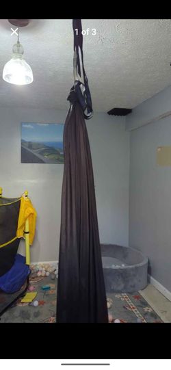 Ceiling-Mounted Indoor Fabric Swing