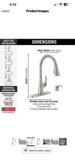 Delta Hyde Single-Handle Pull Down Sprayer Kitchen Faucet with ShieldSpray Technology in Spotshield Stainless 19801Z-SPSD-DST