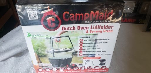 Camp Dutch Oven Lid Holder/Serving Stand