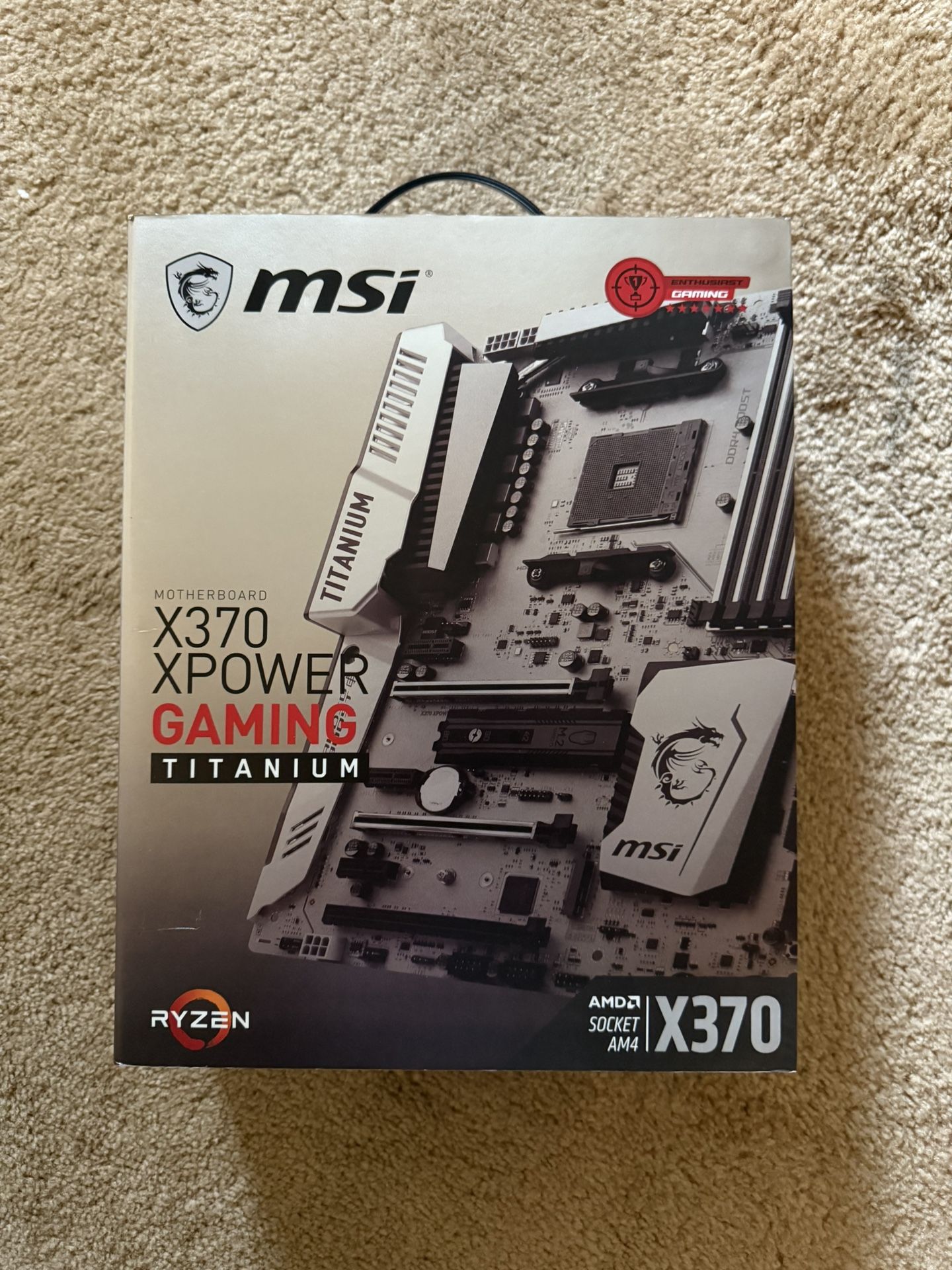 MSI x370 Power Gaming Titanium AM4 Motherboard