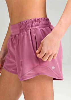 Lululemon Hotty Hot Shorts Velvet Dust size 6