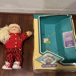 RARE 80’S VNTG QUENBY ELEANOR CABBAGE PATCH DESIGNER LINE DOLL 