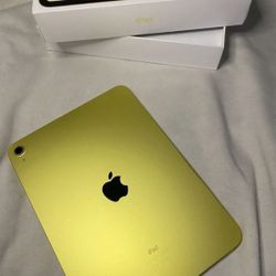 iPad, 10th Generation , Yellow 9.79 Inches (248.6 mm)