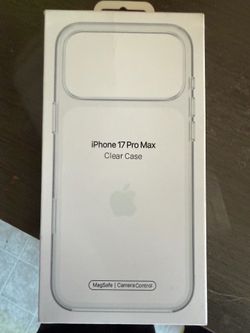 Apple 17 pro max clear case with MagSafe compatibility