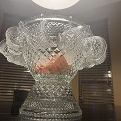 Vintage Large Wexford Punch Bowl Set