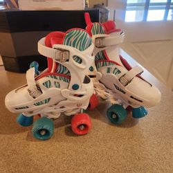 Youth Adjustable Quad Roller Skates Sizes 12 To 2