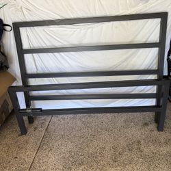 $99 OBO Queen Bed Frame Black Metal
