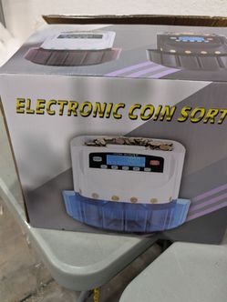 Electronic Coin Sorter with LCD Display