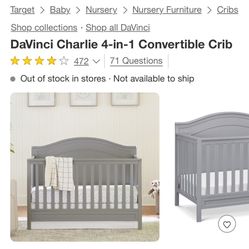 Crib/ Toddler Bed 