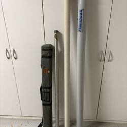 Various Fishing Rod Cases